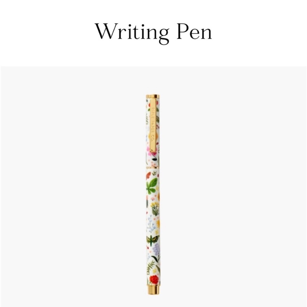 New! Rifle Paper Co. Pocket Notebooks & Pen - Picture 7 of 9